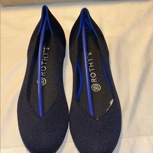 New w/box Rothy’s Size 8 Women's Navy Blue Flats